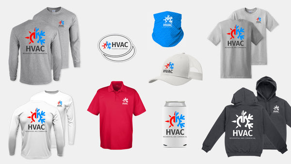 Personalized HVAC Heating & Cooling T-Shirts