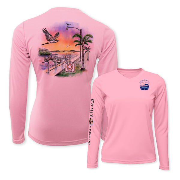 BAY - WOMEN LS PERFORMANCE V-NECK