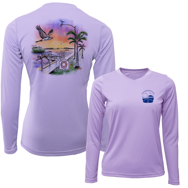 BAY - WOMEN LS PERFORMANCE V-NECK
