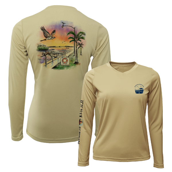 BAY - WOMEN LS PERFORMANCE V-NECK