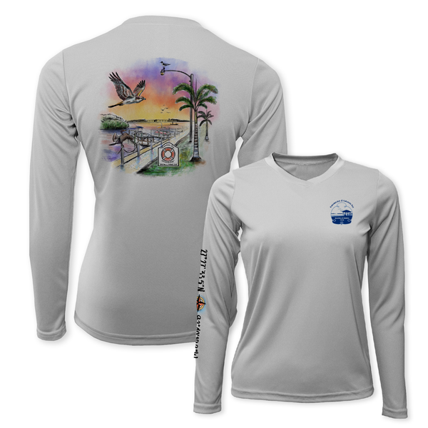 BAY - WOMEN LS PERFORMANCE V-NECK