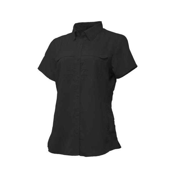 Boat Captain | Dark Fishing Shirt Women's Short Sleeve