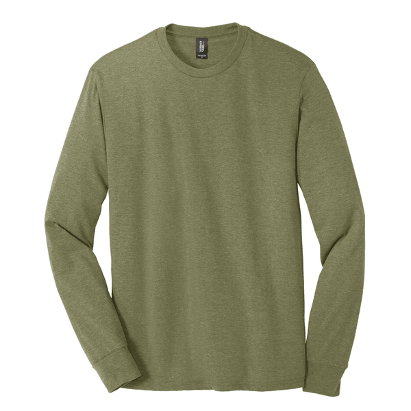 Dark Tri-Blend Crew Long Sleeve Tee