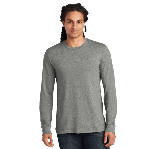 Dark Tri-Blend Crew Long Sleeve Tee