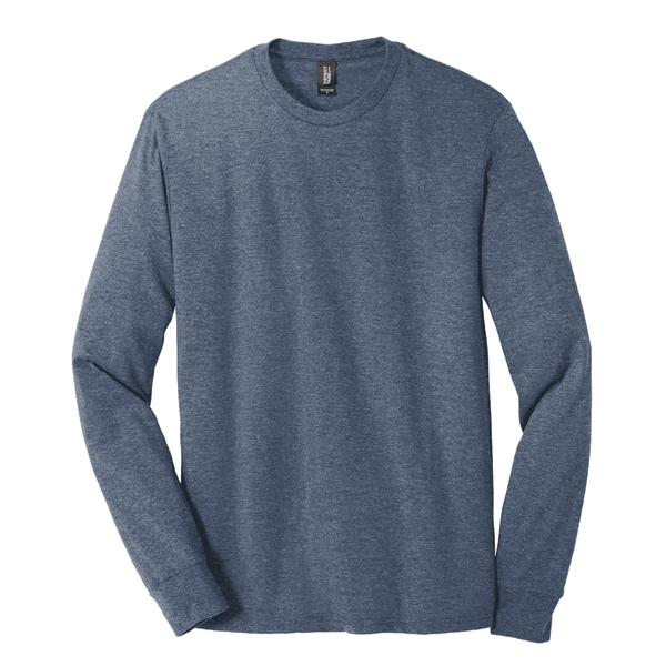 Dark Tri-Blend Crew Long Sleeve Tee