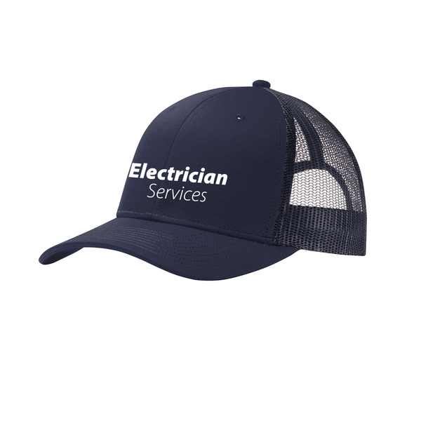 Electrician | Embroidered Trucker Snapback Hat