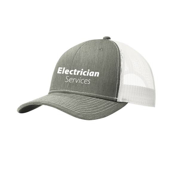 Electrician | Embroidered Trucker Snapback Hat
