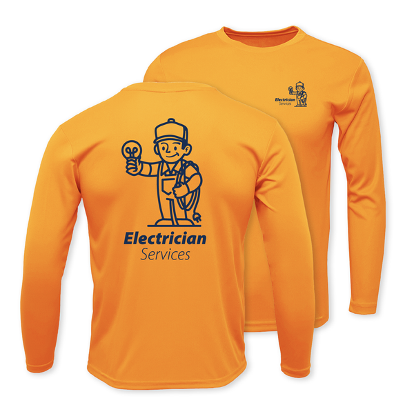 Electrician | Performance Long Sleeve T-Shirt