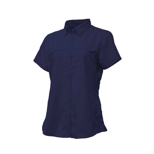 Boat Captain | Dark Fishing Shirt Women's Short Sleeve
