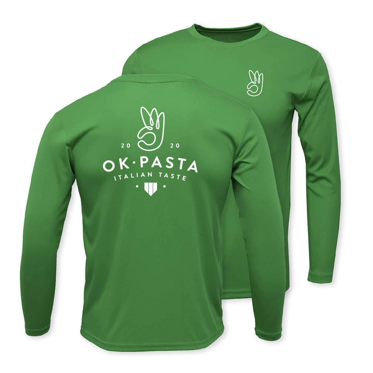 ◆THE COLDEST MOMENT◆ TCM restaurant long sleeve whiteivory Custom Restaurant Long Sleeve T-Shirt | Performance Wear