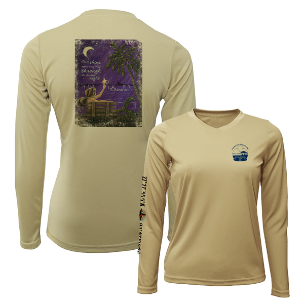 SHINE ON - WOMEN LS PERFORMANCE V-NECK