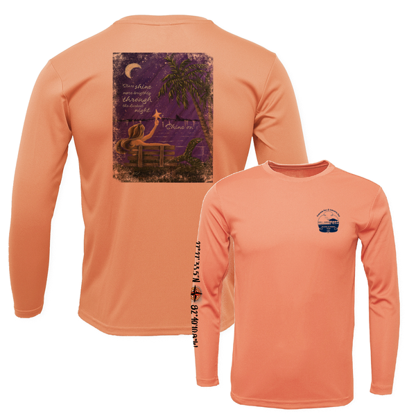 SHINE ON - UNISEX LS PERFORMANCE CREW