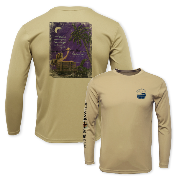 SHINE ON - UNISEX LS PERFORMANCE CREW