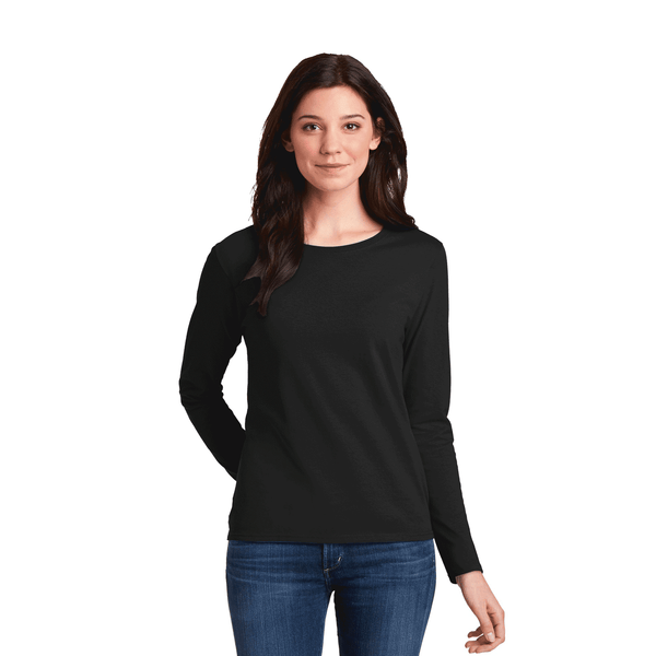 Dark Classic Cotton Ladies Long Sleeve Tee