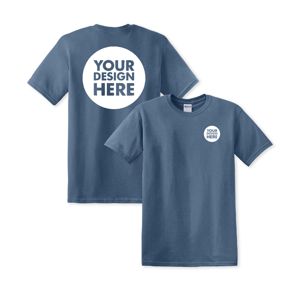 48 Pack Custom Colored Tees with White Printing