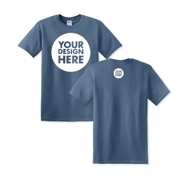 48 Pack Custom Colored Tees with White Printing