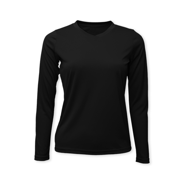 Dark Performance Ladies Long Sleeve Shirt