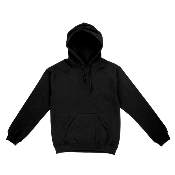 Dark Pullover Hooded Sweatshirt