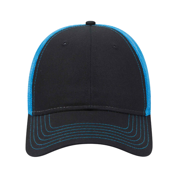 Patched Mesh Trucker Snapback - Structured