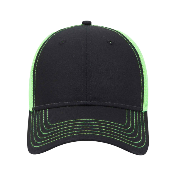 Patched Mesh Trucker Snapback - Structured