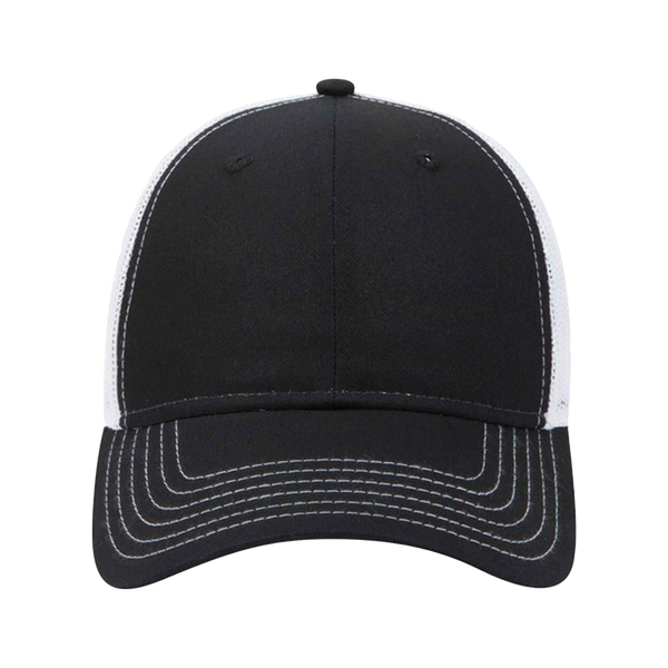 Patched Mesh Trucker Snapback - Structured