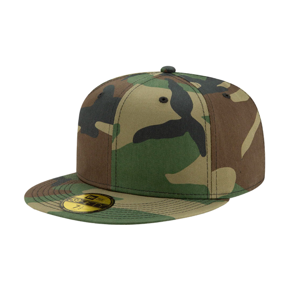 Embroidered Cotton Flat Bill Snapback Cap