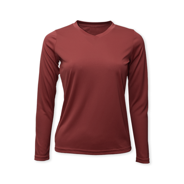 Dark Performance Ladies Long Sleeve Shirt