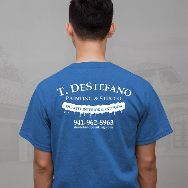 48 Pack Custom Colored Tees with White Printing