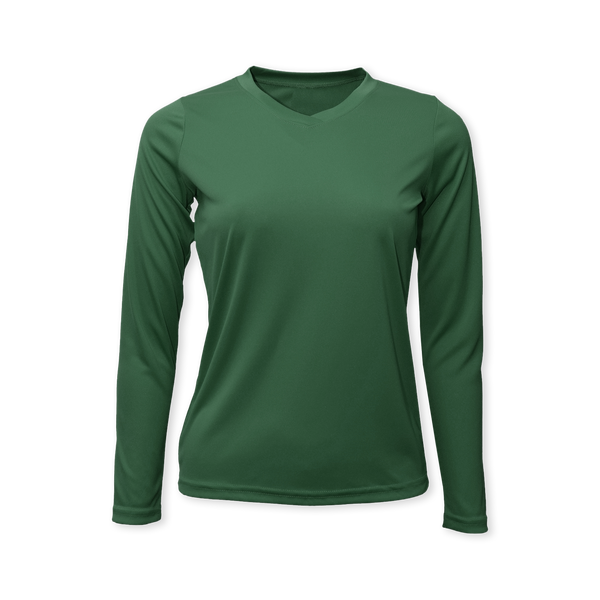 Dark Performance Ladies Long Sleeve Shirt