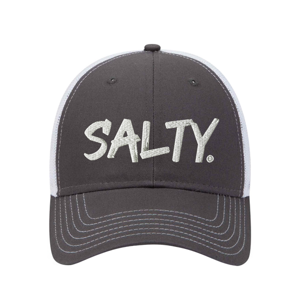 Embroidered Mesh Trucker Snapback - Structured