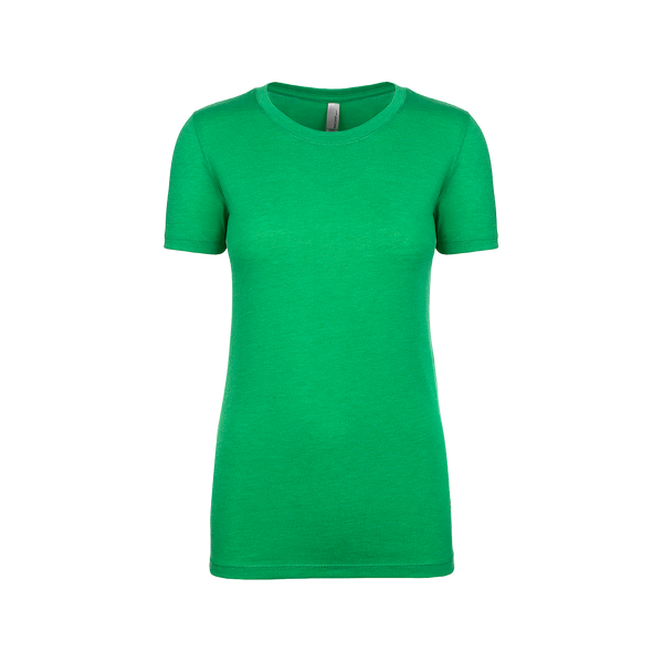 Dark Ladies Triblend Crew Tee