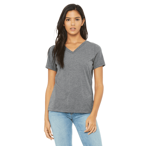 Dark Ladies Tri-Blend V-Neck Tee