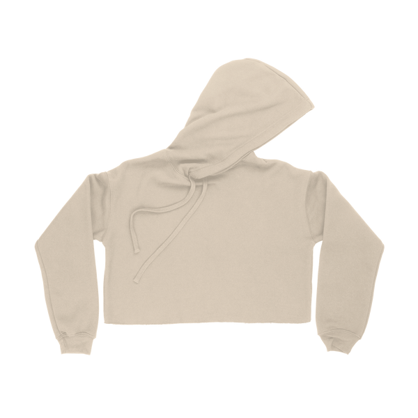 Light Ladies' Cropped Fleece Hoodie