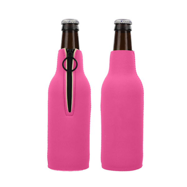 12 oz Zippered Bottle Koozie