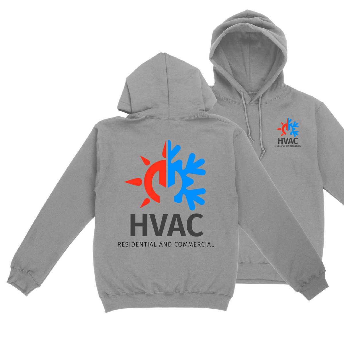 Personalized HVAC Hooded Sweatshirt