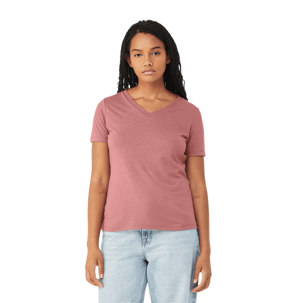 Light Ladies Tri-Blend V-Neck Tee
