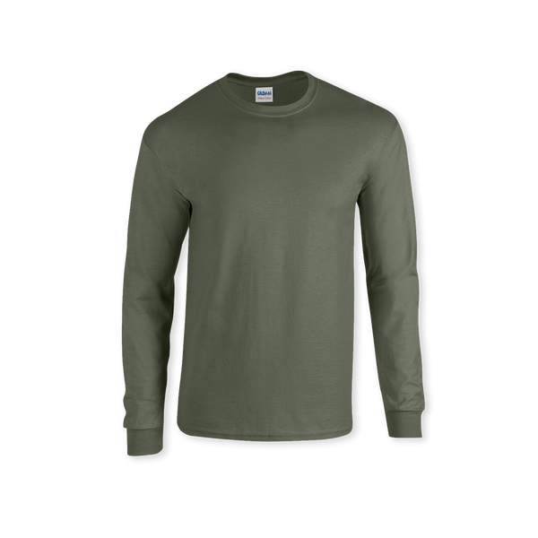 Dark Classic Cotton Long Sleeve Tee