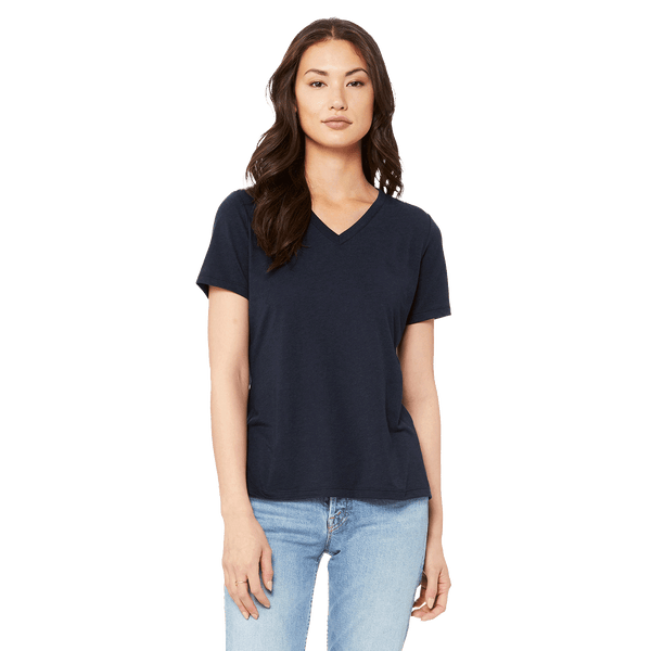 Dark Ladies Tri-Blend V-Neck Tee
