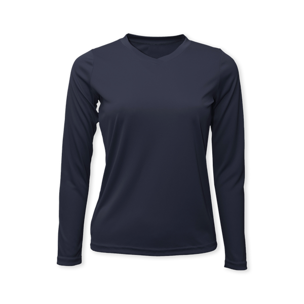 Dark Performance Ladies Long Sleeve Shirt