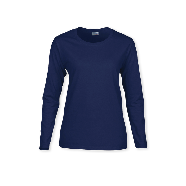 Dark Classic Cotton Ladies Long Sleeve Tee