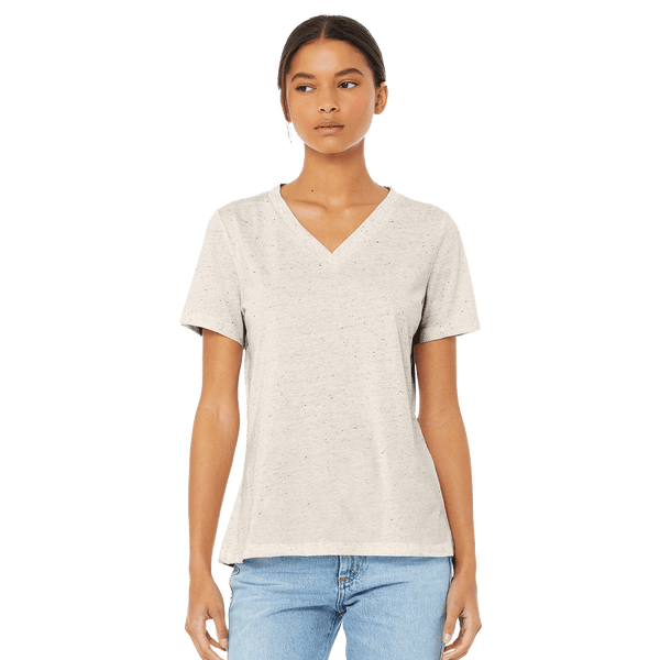 Light Ladies Tri-Blend V-Neck Tee