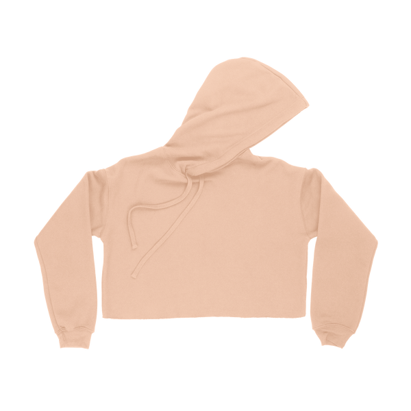 Light Ladies' Cropped Fleece Hoodie