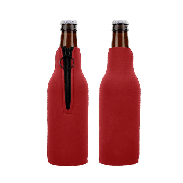 12 oz Zippered Bottle Koozie