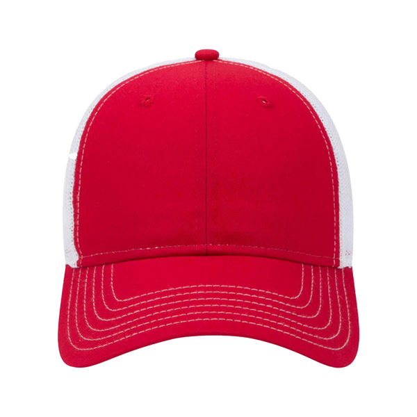 Patched Mesh Trucker Snapback - Structured