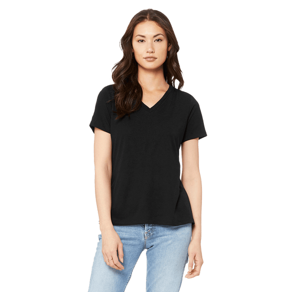 Dark Ladies Tri-Blend V-Neck Tee