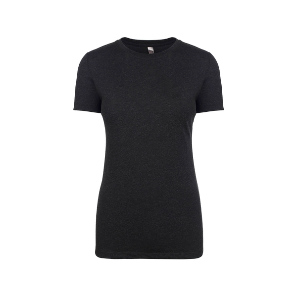 Dark Ladies Triblend Crew Tee