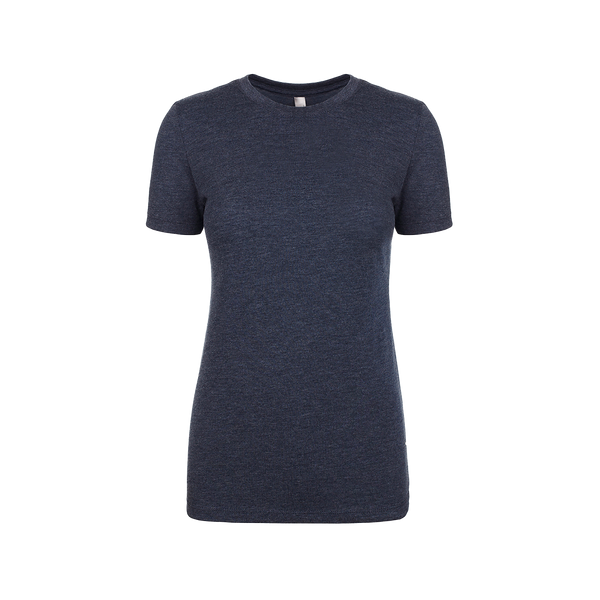 Dark Ladies Triblend Crew Tee