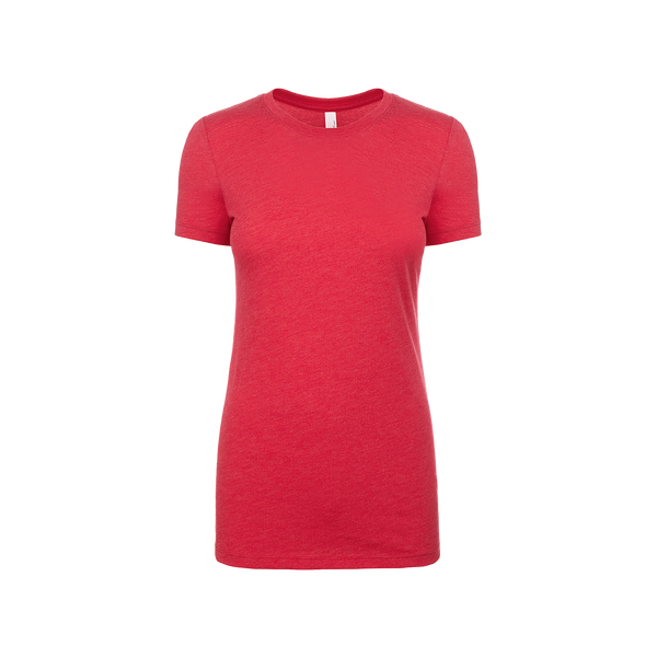 Dark Ladies Triblend Crew Tee