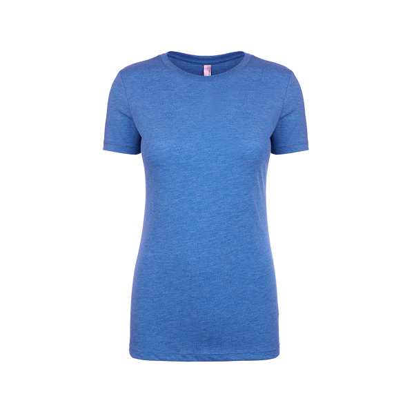 Dark Ladies Triblend Crew Tee