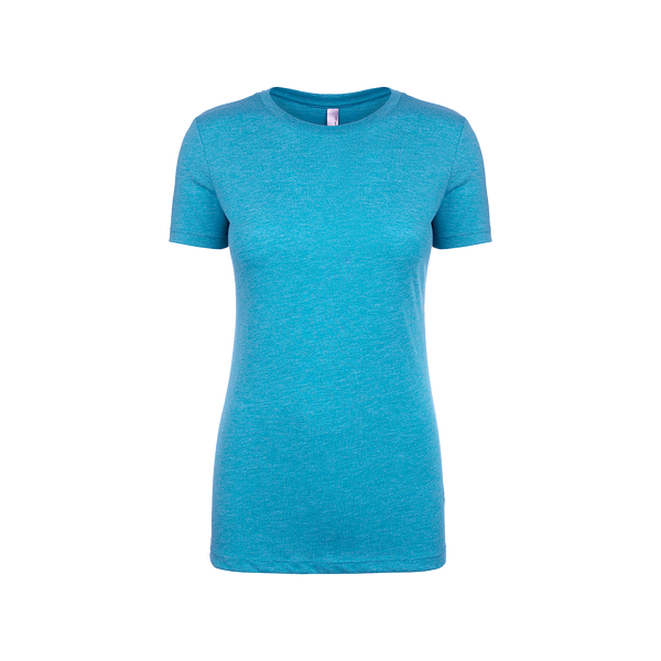 Dark Ladies Triblend Crew Tee